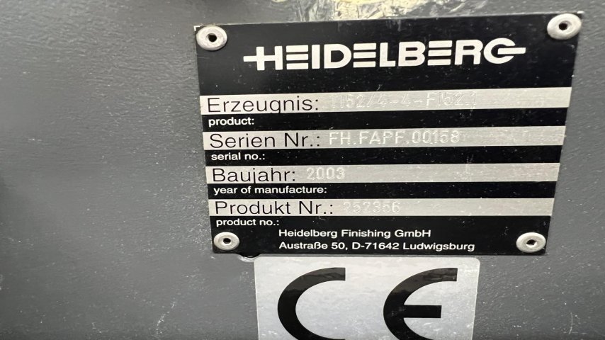 Heidelberg Stahlfolder, TI 52/ 4-4-F 155.1